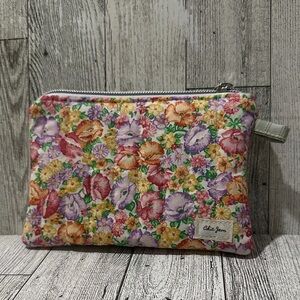 Floral Cosmetic Bag - Multicolor